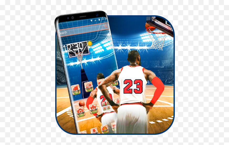 Basketball Champions Theme U2013 Apps I Google Play - Michael Jordan Bulls Jersey Emoji,Nba Player Emoji