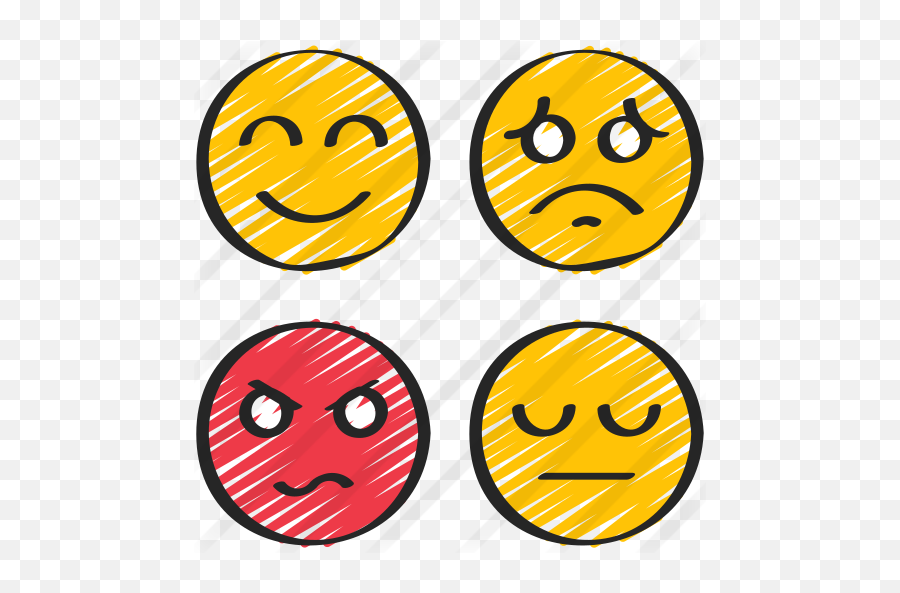 Emotions - Free Smileys Icons Happy Emoji,Colors And Emotions