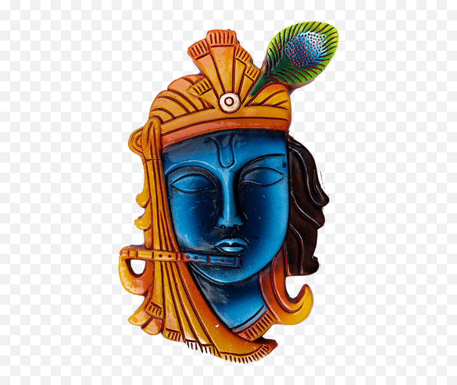 Buy Krishna Face Wall Hanging L - Traditional Emoji,Hanging Man Emoji