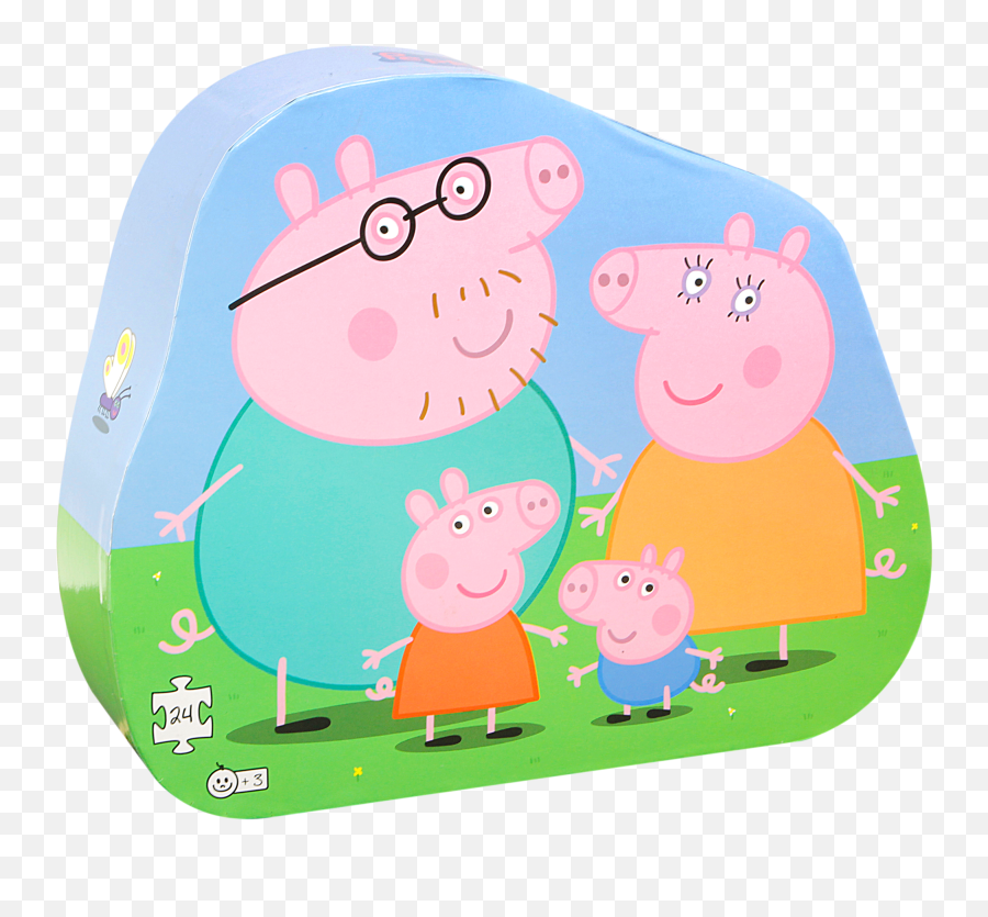 Peppa Pig Family Png - Peppa Pig Family Cake Topper Printable Emoji,Emoji Cake Topper