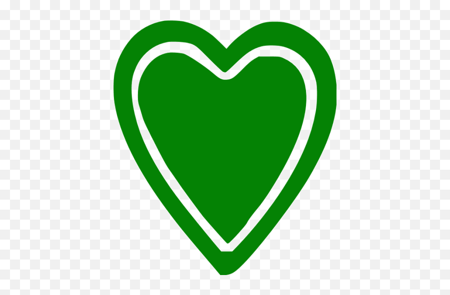 Green Heart 18 Icon - Green Heart Gif Emoji,Green Heart Emoticon For Facebook