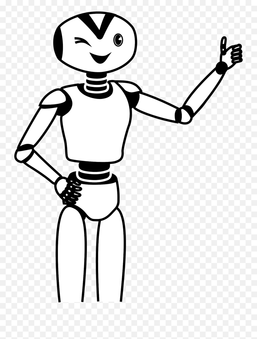Towards Nice Robots The Last Time I Wrote A Blog Post I - Humanoid Robot Clipart Black And White Emoji,Obama Emotions
