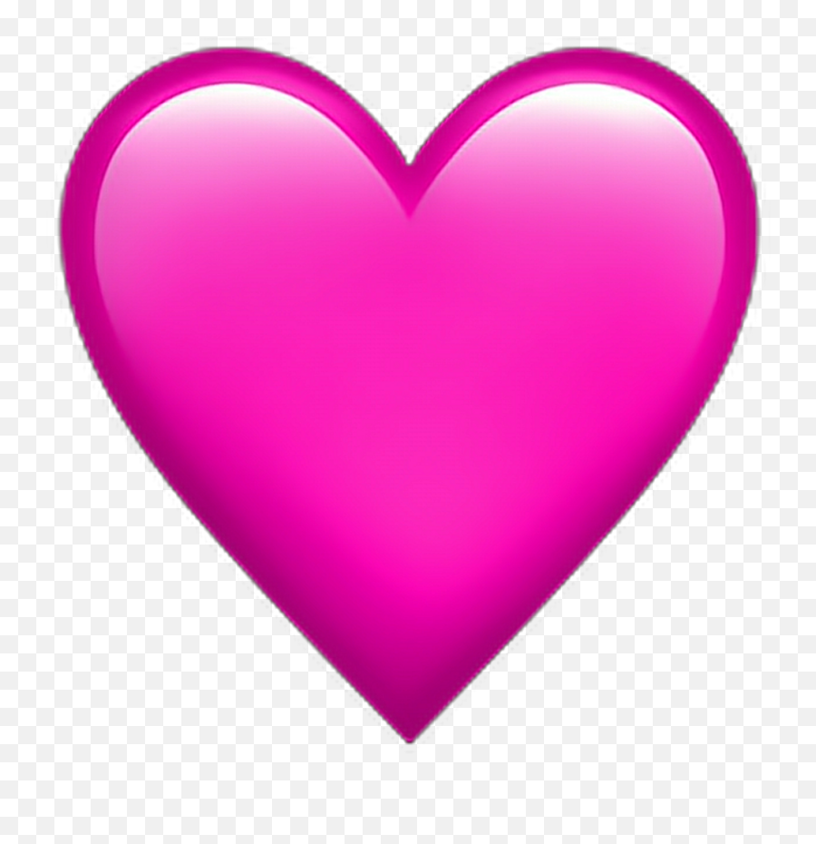 Download Heart Pinkheart Emoji - Pink Heart Emoji Transparent Background,Heart Emoticons