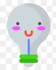 Bulb Happy Emoji Smiley Smile Emoticon Free Icon Of - Dot,Emoticon Feliz