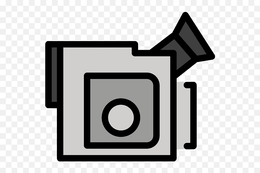 Video Camera Emoji Clipart - Video Camera Wingding,Have Fun Emoticon Video