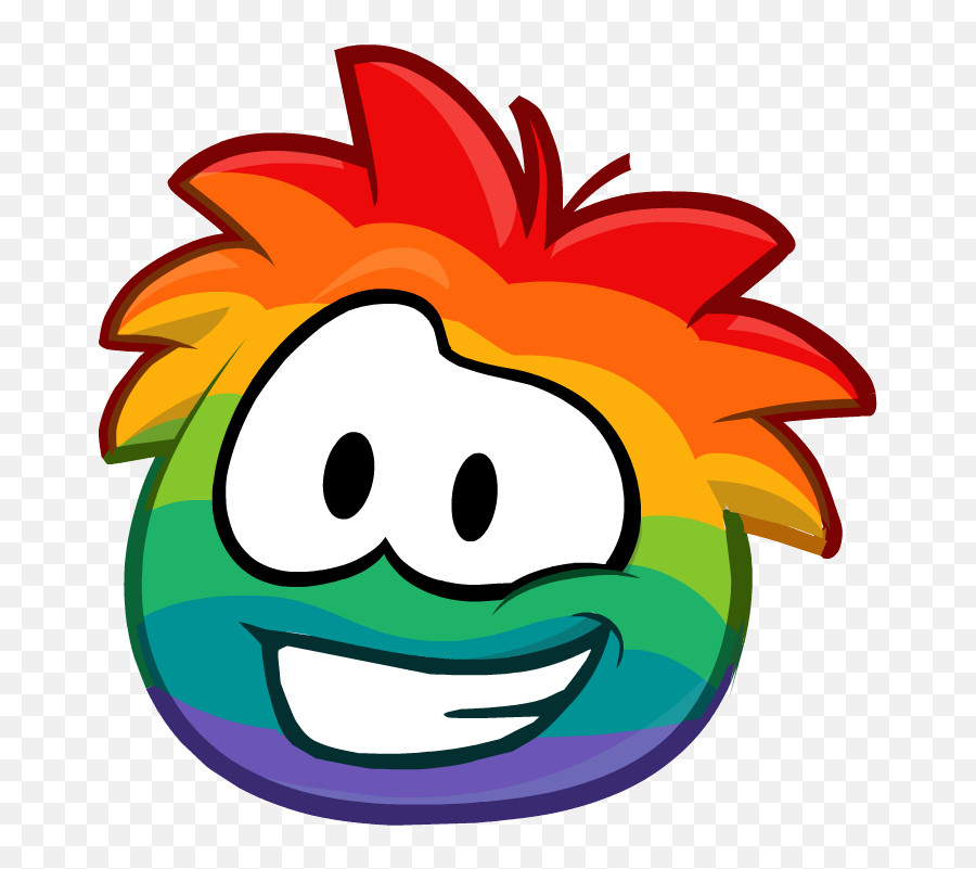 Club Penguin Puffles Png Transparent - Club Penguin Puffle Green Png Emoji,Rainbow Emoji