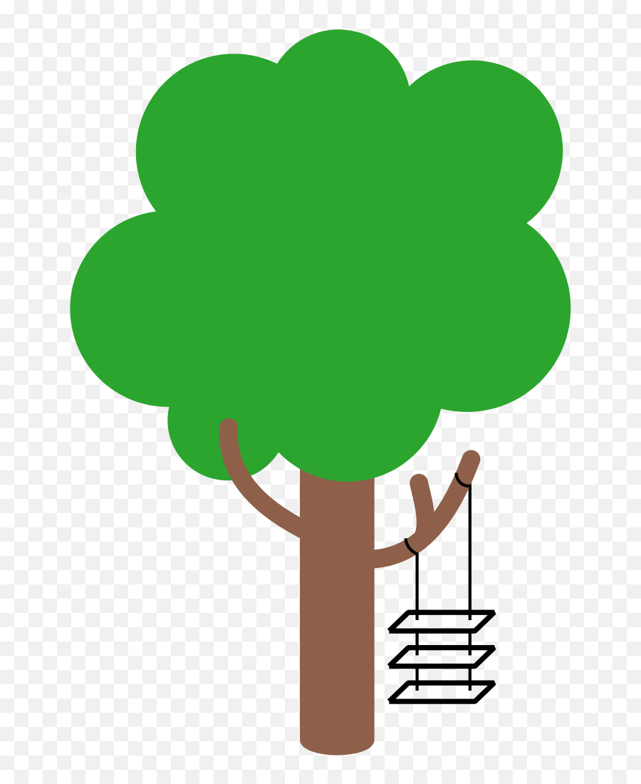 Filetree Swing Cartoon Colored1svg - Wikimedia Commons Tree Swing Cartoon Emoji,Cartoons With Emojis