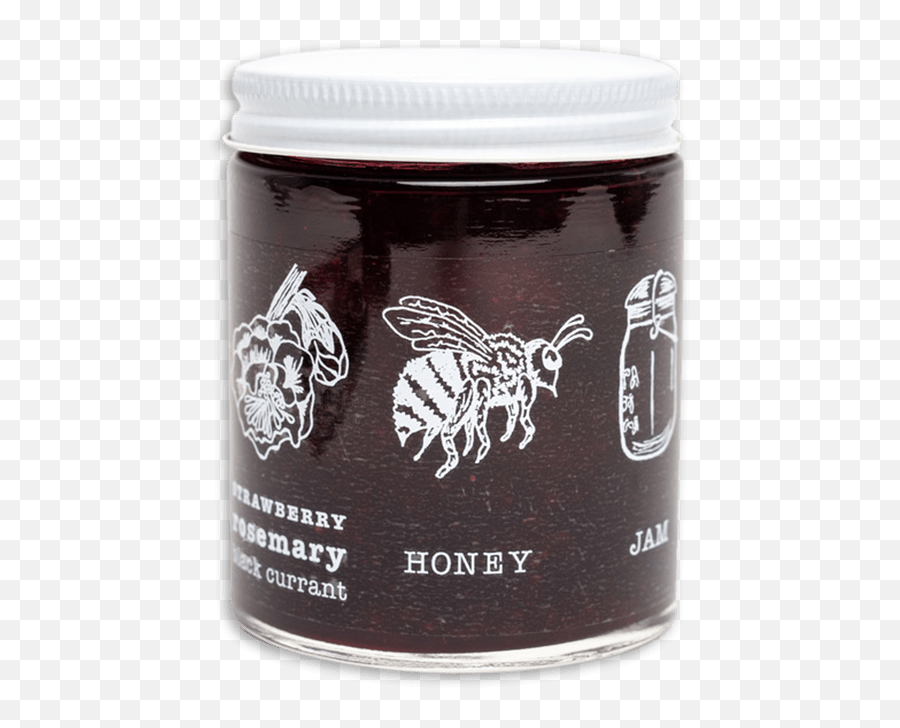 V Smiley Preserves Strawberry Blackcurrant Rosemary Jam - V Smiley Preserves Emoji,Bee Emoticon Plus Flower Emoticon