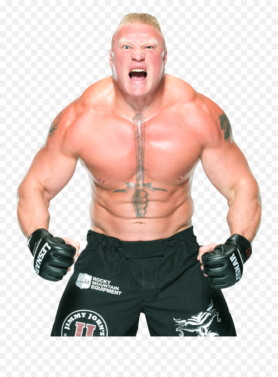 Brock Lesnar Transparent Background Png Mart - Brock Lesnar Transparent Emoji,Muscle Chair Emoji