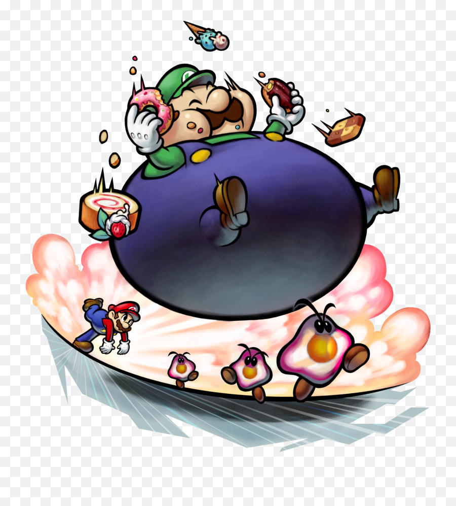 Why Everybody Loves Luigi - Mario And Luigi Bowsers Inside Story Art Emoji,Cartoon Unbelievable Emotion