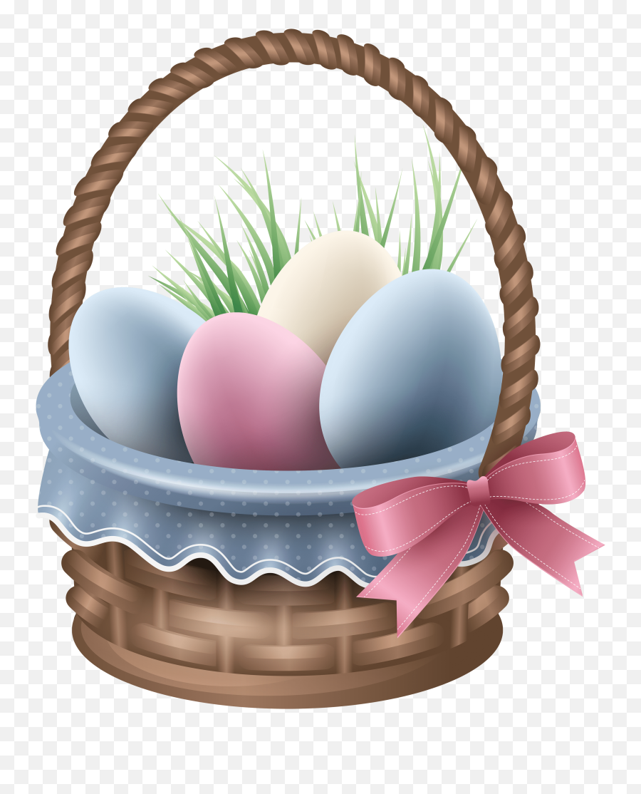 Ftestickers Easter Basket Sticker - Transparent Easter Bunny Png Emoji,Easter Basket Emoji