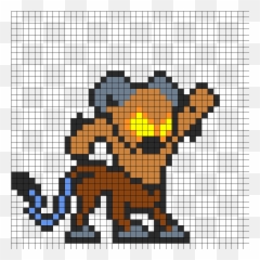 Perler Beads - Deltarune Lancer Overworld Sprite Emoji,Montaro Emoticons