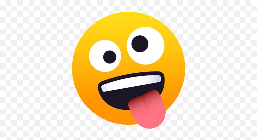 Zany Face Joypixels Gif - Emoji,Wacky Face Emoji