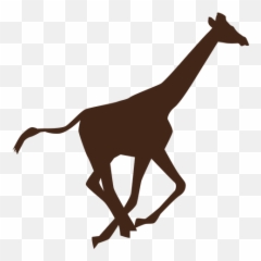 Giraffe Neck Tall Long Tail Run - Giraffe Logo Silhouette Emoji,Giraffe Emoticon