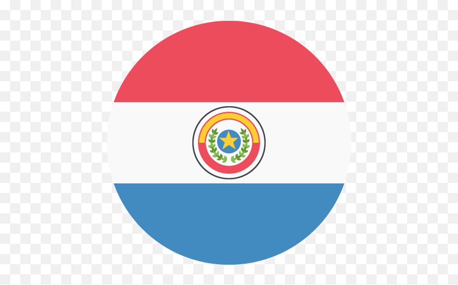 Congreso Internacional De Recursos Humanos - Bandera Paraguay Redonda Png Emoji,Bandera Dominicana Emoji