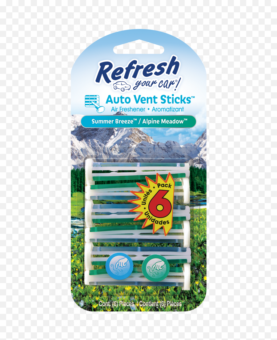 Refresh Your Car Air Freshener Summer Breeze Alpine Meadow 6 Pack - Sellables Emoji,How To Add Emotion Bubble Animations In Pokemon Essentials