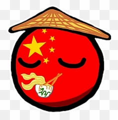 Chinaball Countryballs China Chinese Communism Freetoed Emoji,Countryball Emoticons