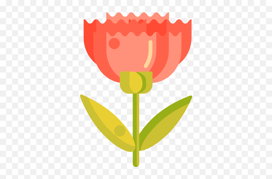 Carnation - Free Nature Icons Emoji,What Do Stem Emoticons Do