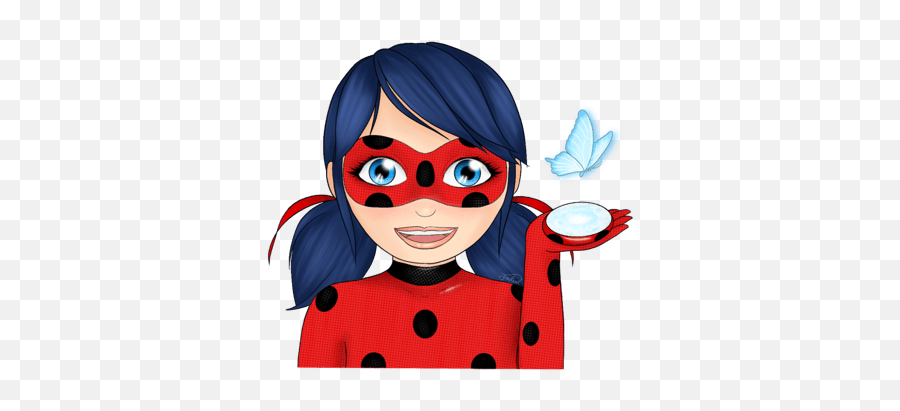 Miraculous Emoji,Transparent Ladybug Emoji