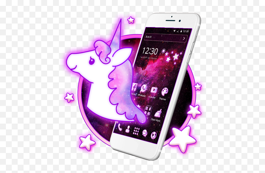 Galaxy Glitter Pony Unicorn Theme For Android - Download Iphone Emoji,Draw So Cute Unicorn Emoji
