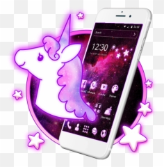 Galaxy Glitter Pony Unicorn Theme For Android - Download Iphone Emoji,Draw So Cute Unicorn Emoji