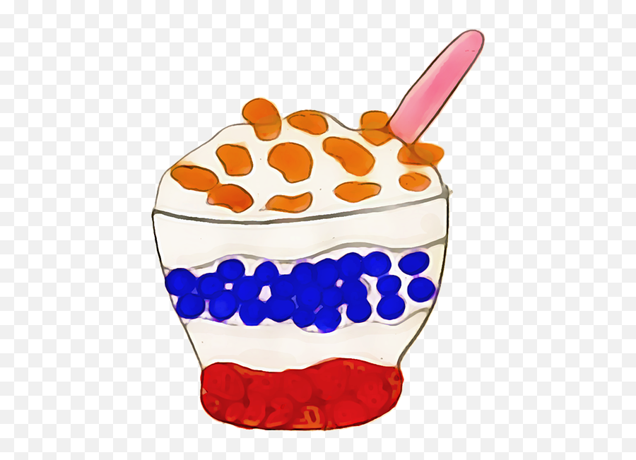 Kawaii Ice Cream U0026 Cake By Heriberto Gomez Emoji,Cereal Bowl Emoji