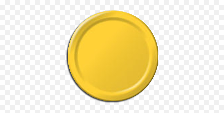 Yellow Small Party Plates Pk24 - Solid Emoji,Justice Emoji Plates