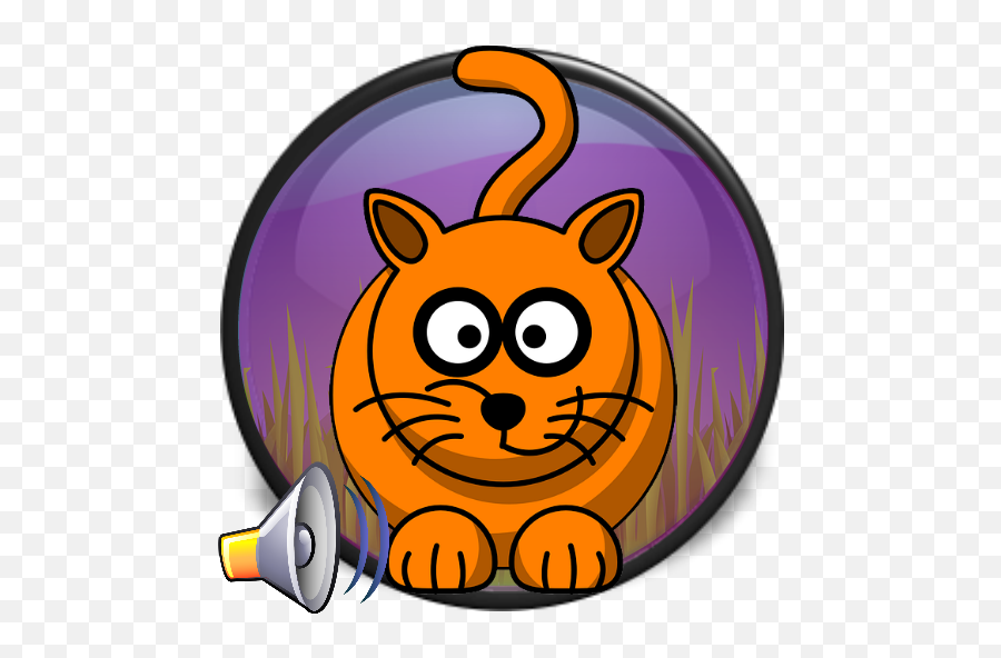 Cat Sounds Effects Ringtones - Cartoon Animal Png Cat Emoji,Android Cat Emoticon