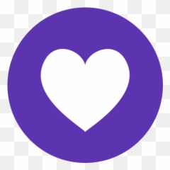 Fileeo Circle Deep - Purple White Heartsvg Wikimedia Commons Red Heart In Circle Emoji,Heart Circle Emoji