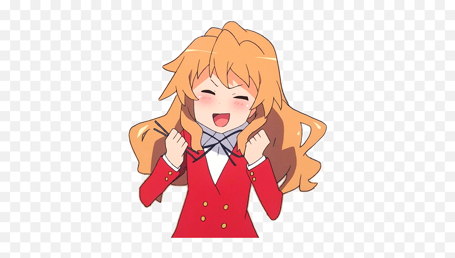 Giphy - Transparent Taiga Aisaka Gif Emoji,Tsundere Emotions