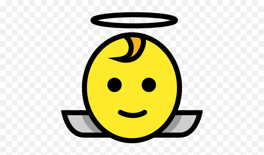 Baby Angel Emoji - Emoji Angioletto,Angel Emoji