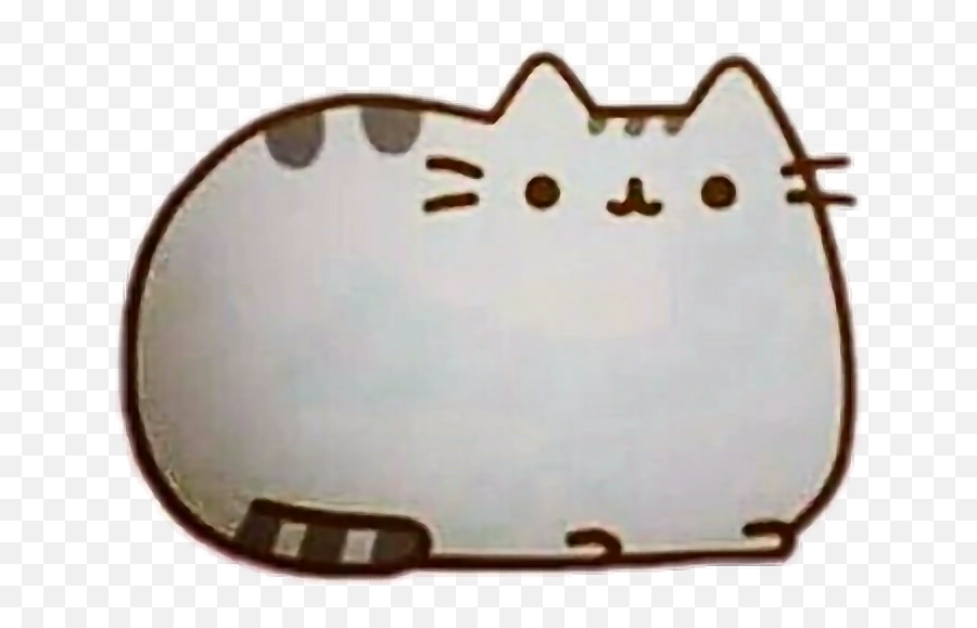 Stick Kitty Pusheen Sticker - Pusheen Cat Sit Emoji,Where Are Facebook Pusheen Emojis