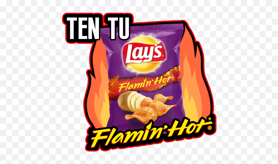 Flamin Hot - Packet Emoji,Potato Chip Emoji