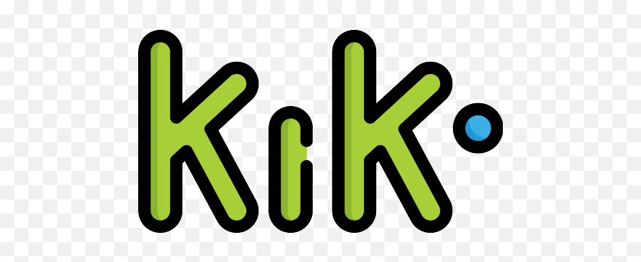Kik Vector Svg Icon 6 - Png Repo Free Png Icons Dot Emoji,?? Kik Emoticon