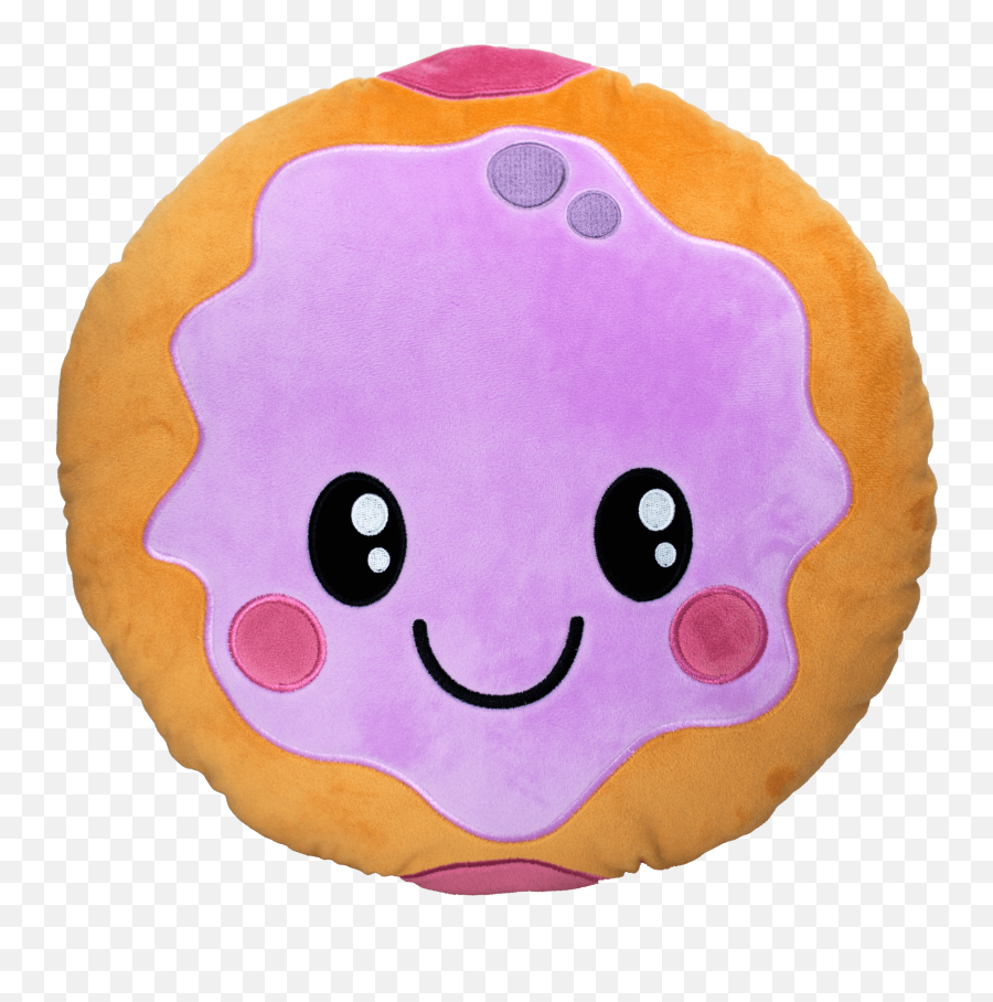 Smillows Jelly Donut - Pillow Emoji,Emoticon For Fundraising