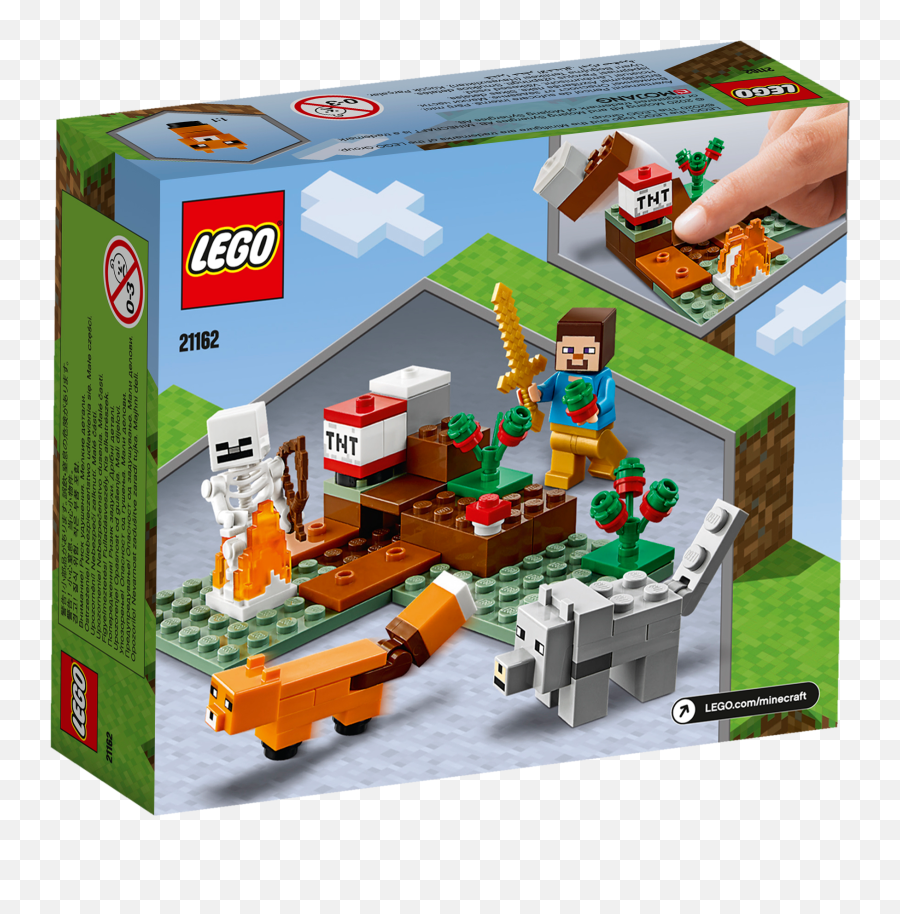 Fe - Lego Minecraft The Taiga Adventure Emoji,Lego Sets Your Emotions Area Giving Hand With You
