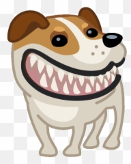 Nice Dogs Gif From Smiley - Dog Teeth Cartoon Gif Emoji,Emoticons Dogs
