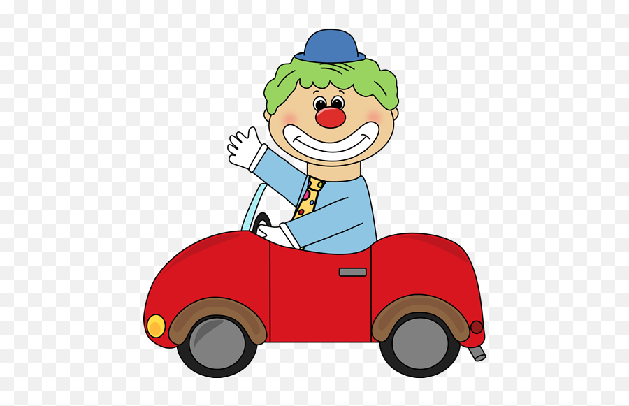 Clown Clip Art Free - Clipartsco Clown In A Car Clipart Emoji,Projared Clown Emoticon Meaning