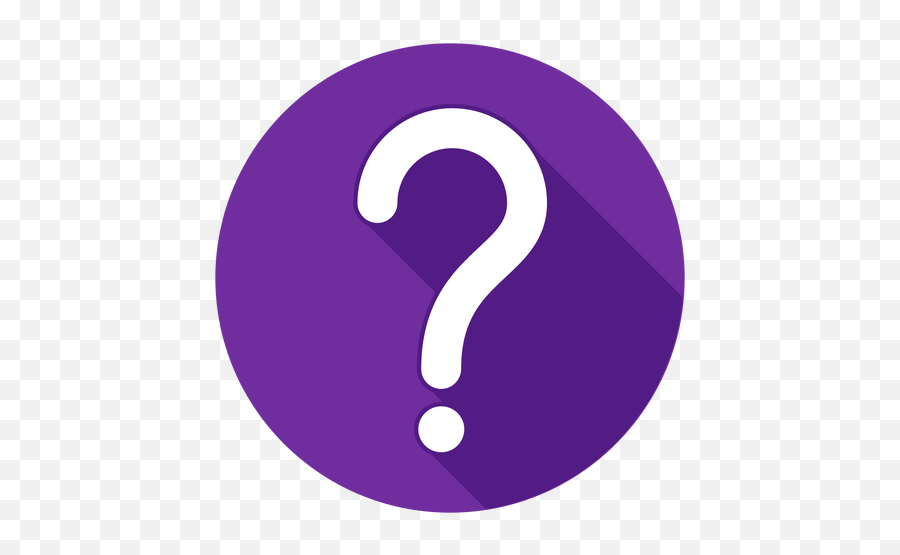 Purple Circle Question Mark Icon - Question Mark Icon Png Green Emoji,Question In A Circle Emoticon