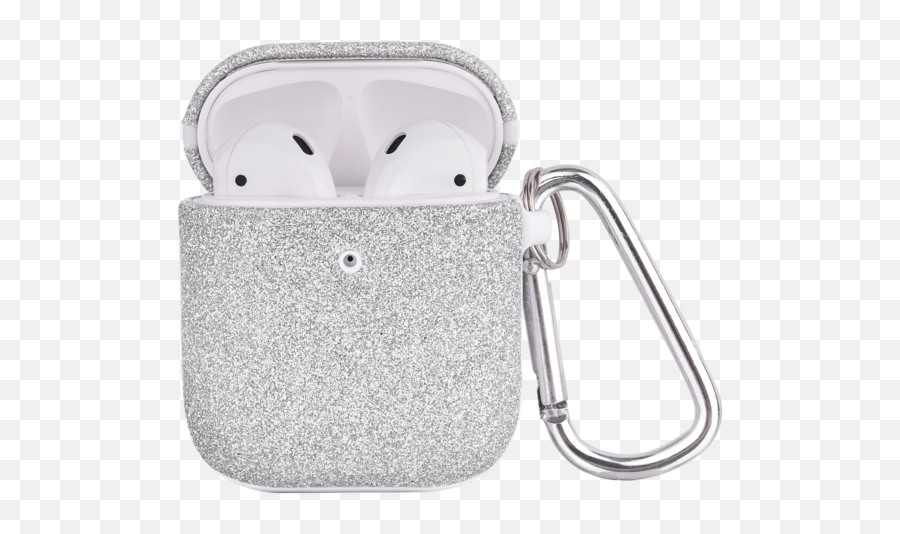 Glitter Airpod Case - Silver Glitter Airpod Case Emoji,Emotions In Condensation On Skin