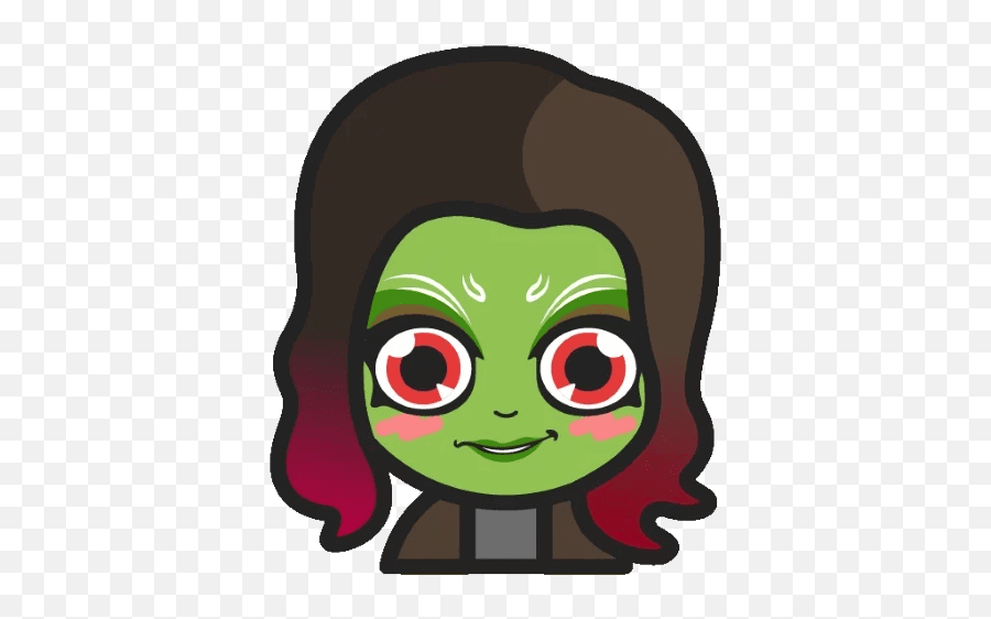 Chibi Marvel Dc Comics Sticker Pack - Wanda Maximoff Emoji,How To Use Deadpool Emojis Galaxy