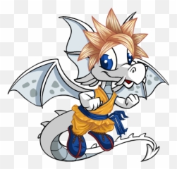 Happy Draik - Neopets White Emoji,Bgc Emoticon Neopets