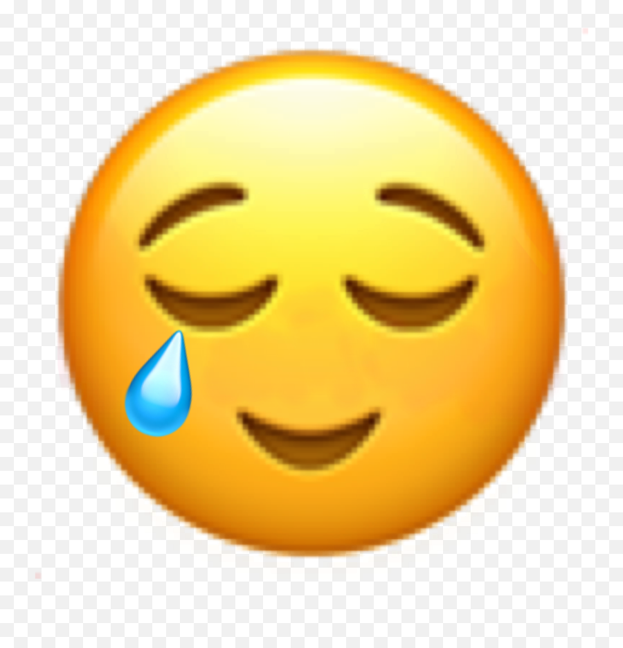 Emoji Relif Happy Sticker By Kabita12sarker - Happy,Happy Tears Emoticon
