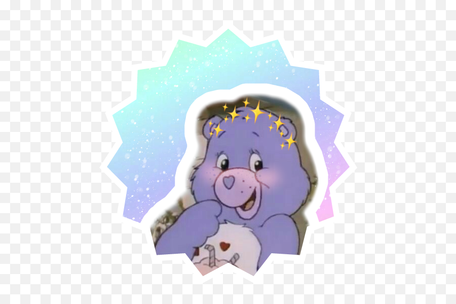 Icon Carebear Loveli Cute Sticker By Pink - Cute Cartoon Care Bears Emoji,Care Bear Emoji