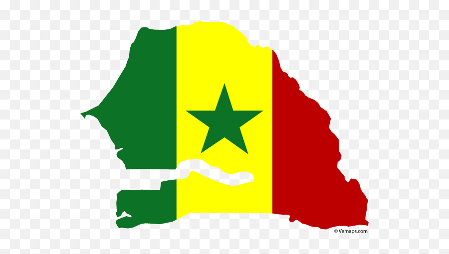Senegal Flag - Senegal Country Flag Outline Emoji,Egypt Flag Emoji