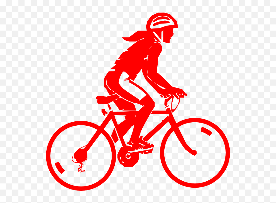 Bike Rider Clip Art - Clip Art Library Cycling Clipart Black And White Emoji,Bike And Arm Emoji