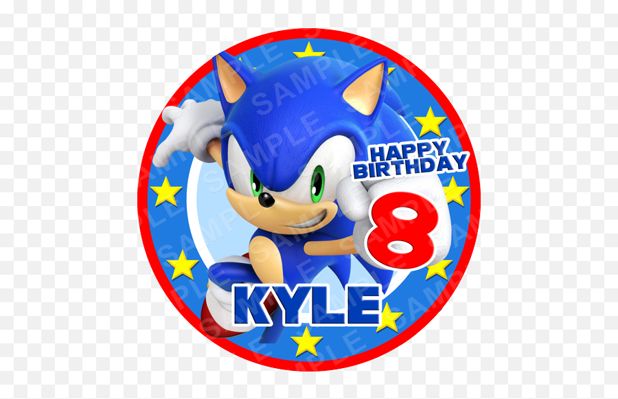 Sonic - Sonic Topper Emoji,Emoji Birthday Cake Toppers