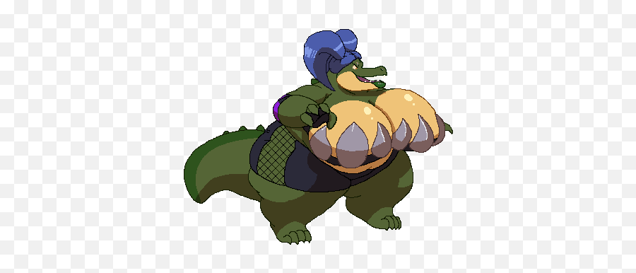 Katrina Crocodile - Original Characters Ak1 Mugen Community Emoji,Alligator Emoji Copy And Paste