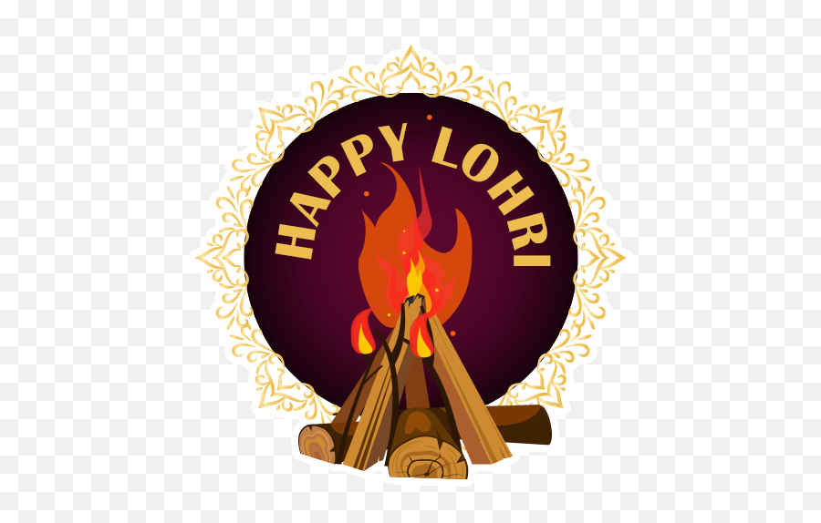 Lohri By Marcossoft - Sticker Maker For Whatsapp Emoji,Red Fire Emoji Bookmarks