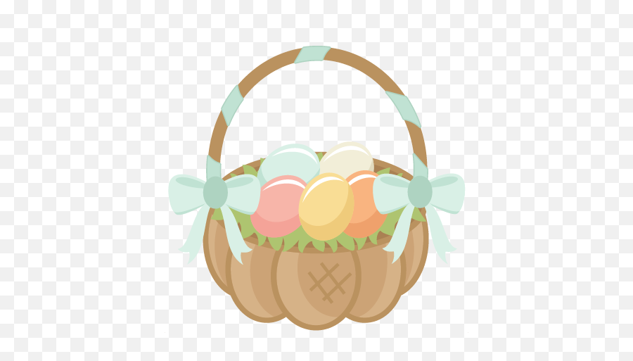 Easter Basket Scrapbook Cuts Svg Cutting Files Doodle Cut Emoji,Easter Emojis